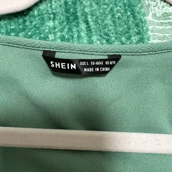 LADIES MINT GREEN CROP TOO - Picture 2 of 2